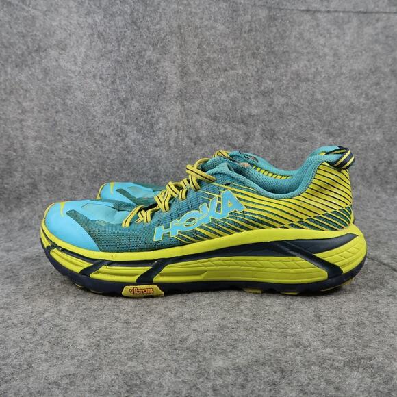 Hoka Shoes Womens 8 Evo Mafate 2 Trail Running Sneaker Active Sport Trainer Blue - Picture 4 of 16